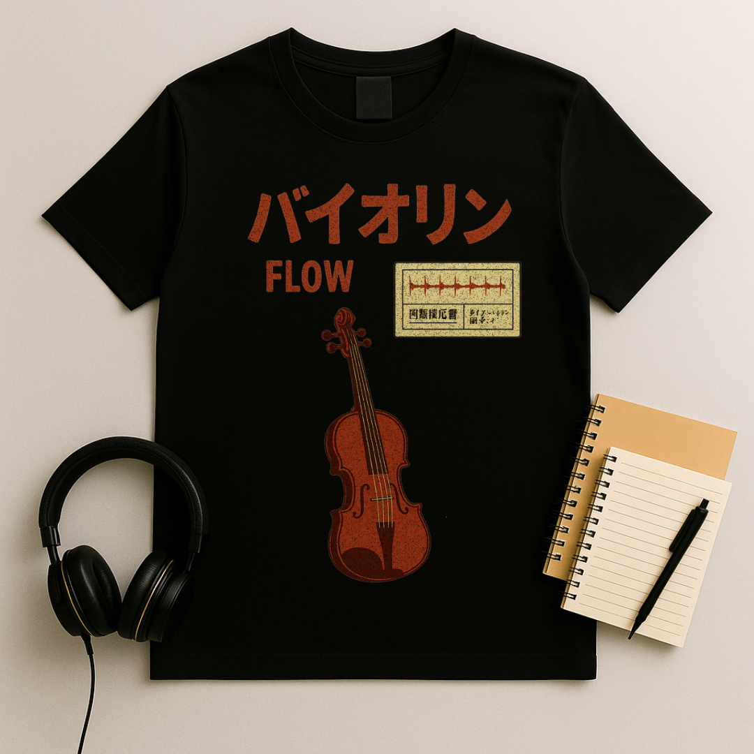 Violin Soundwave T-Shirt