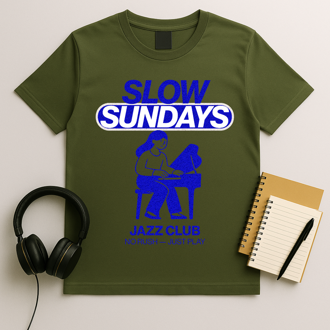 Slow Sundays Piano T-Shirt