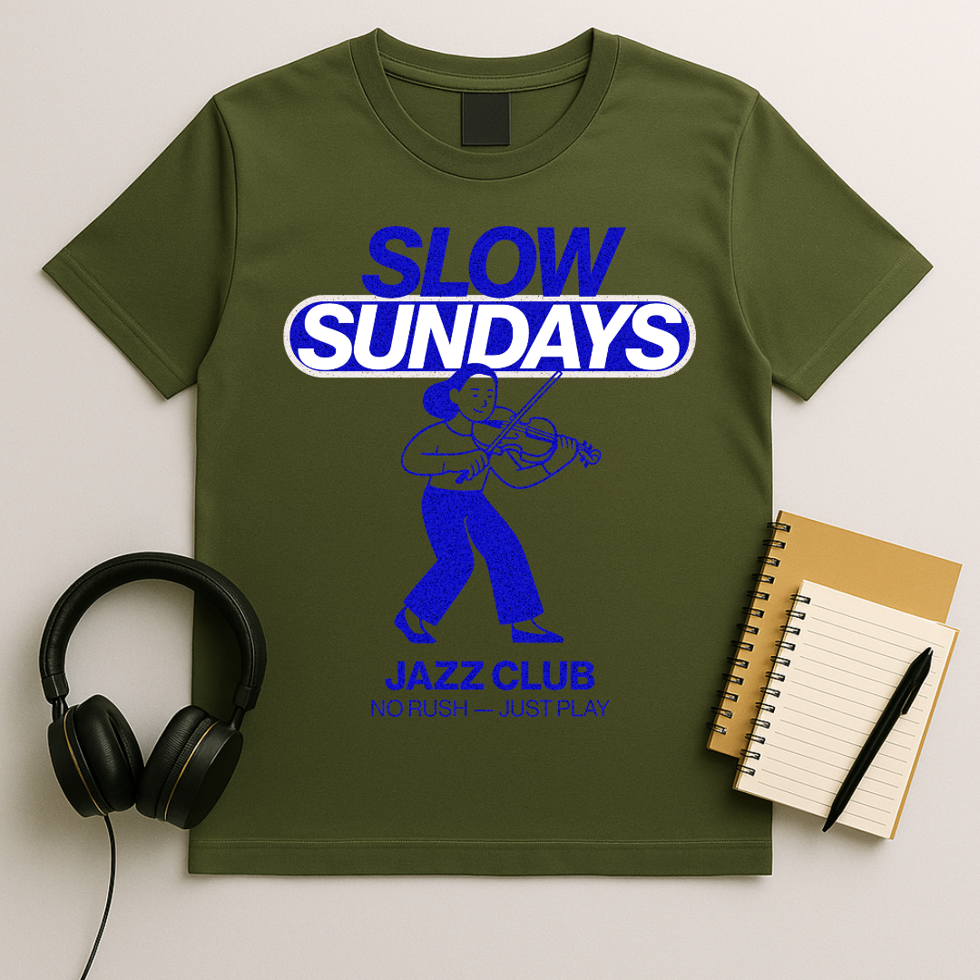 Slow Sundays Cellist T-Shirt