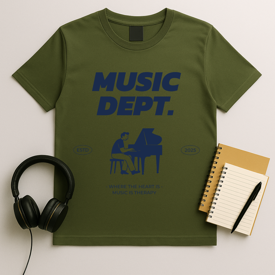 Music Dept. Piano T-Shirt