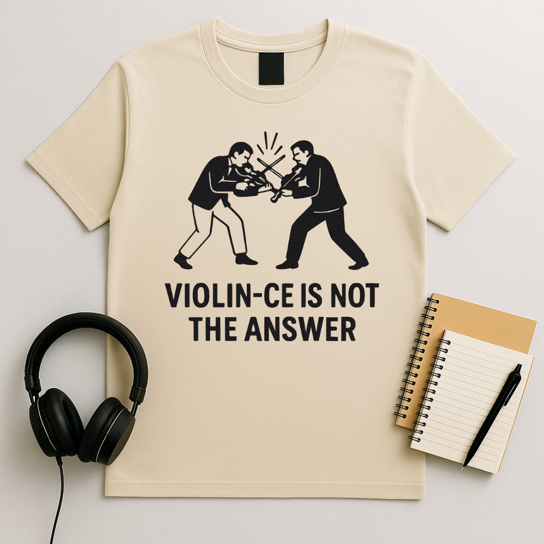 Violince Is Not the Answer T-Shirt