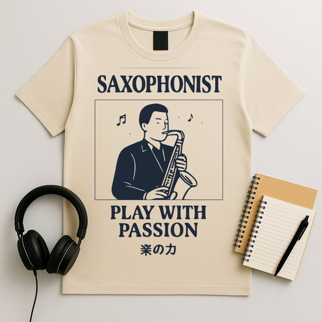 Saxophonist – Play With Passion T-Shirt