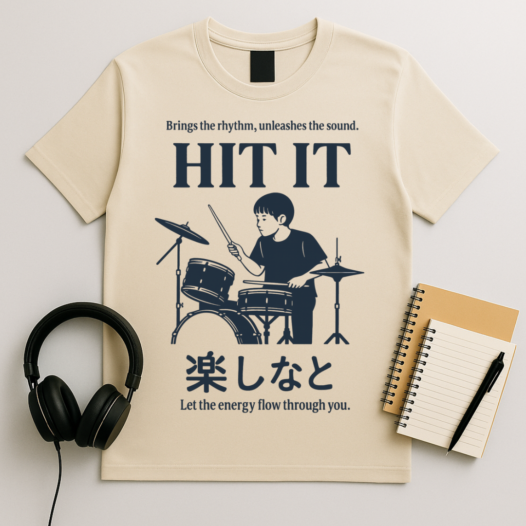 Hit It – Drums T-Shirt