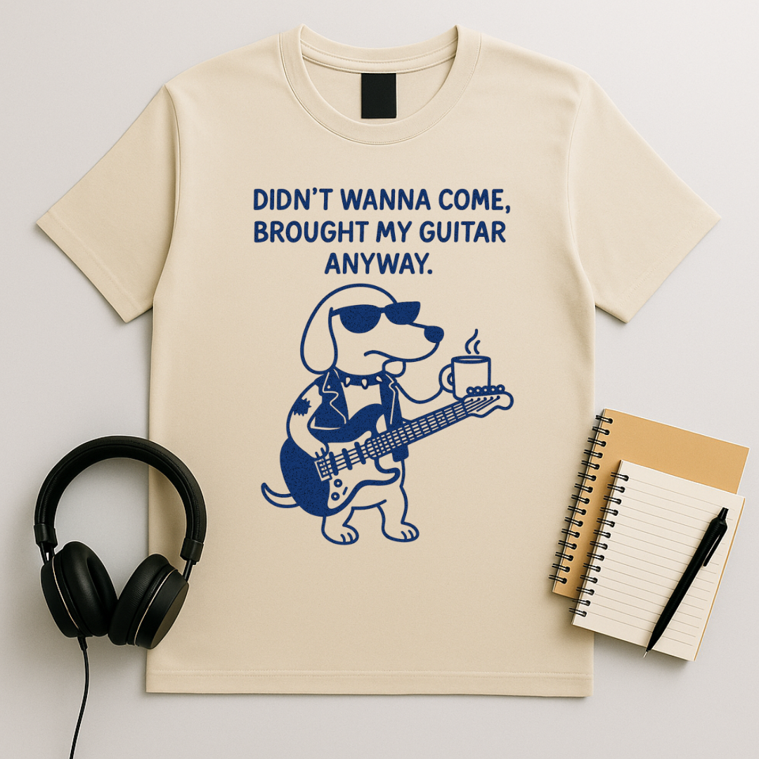 Dachshund Dog – Guitar T-Shirt