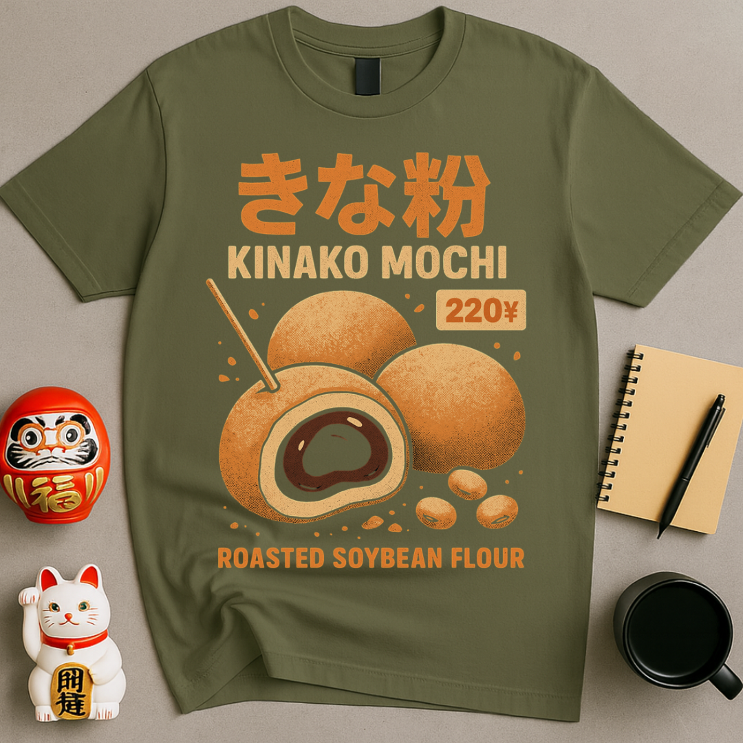 Kinako Mochi – Japanese Snack Retro Graphic Tee