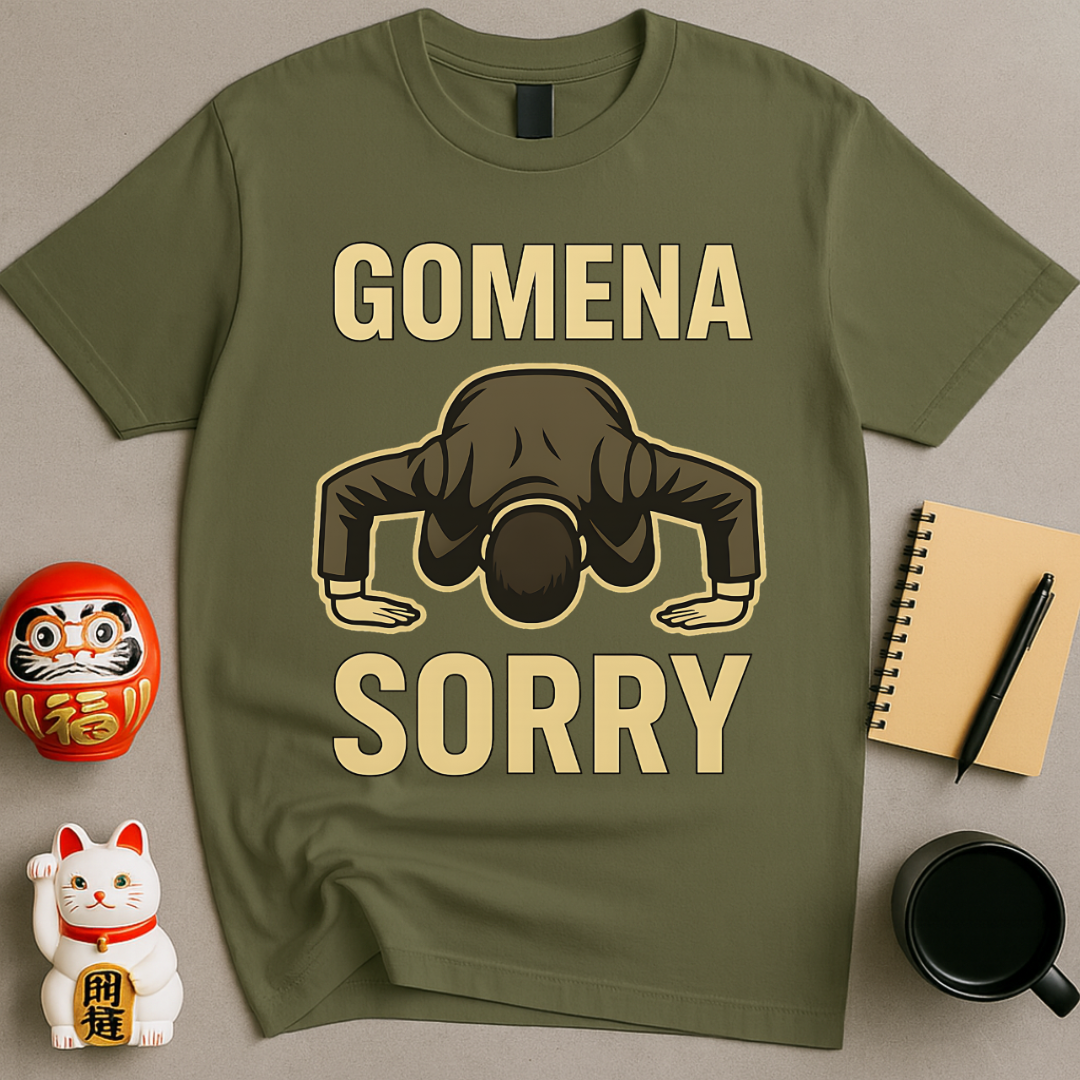 Gomena Sorry Bowing Man Shirt