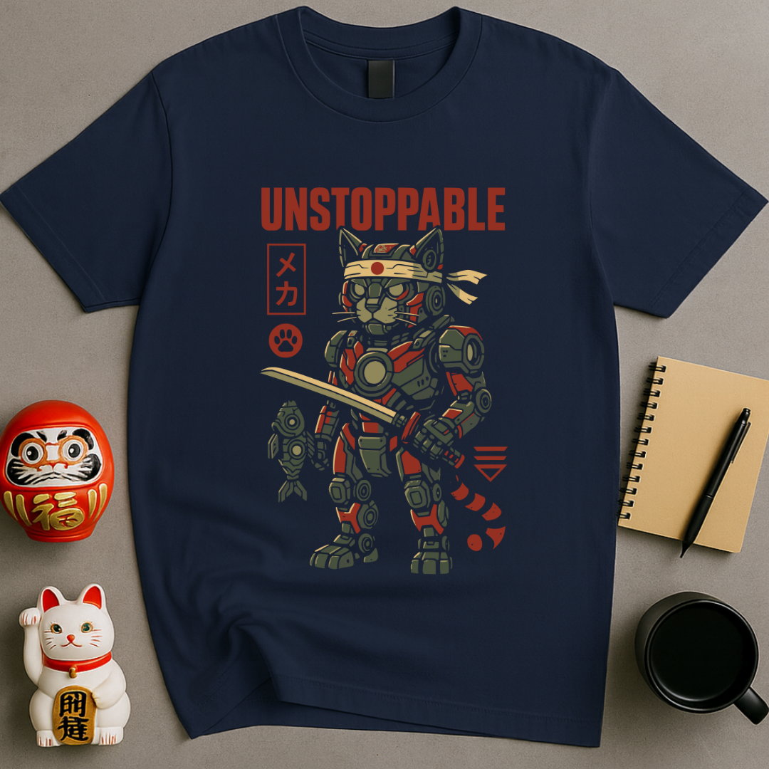Unstoppable Mecha Cat T-Shirt