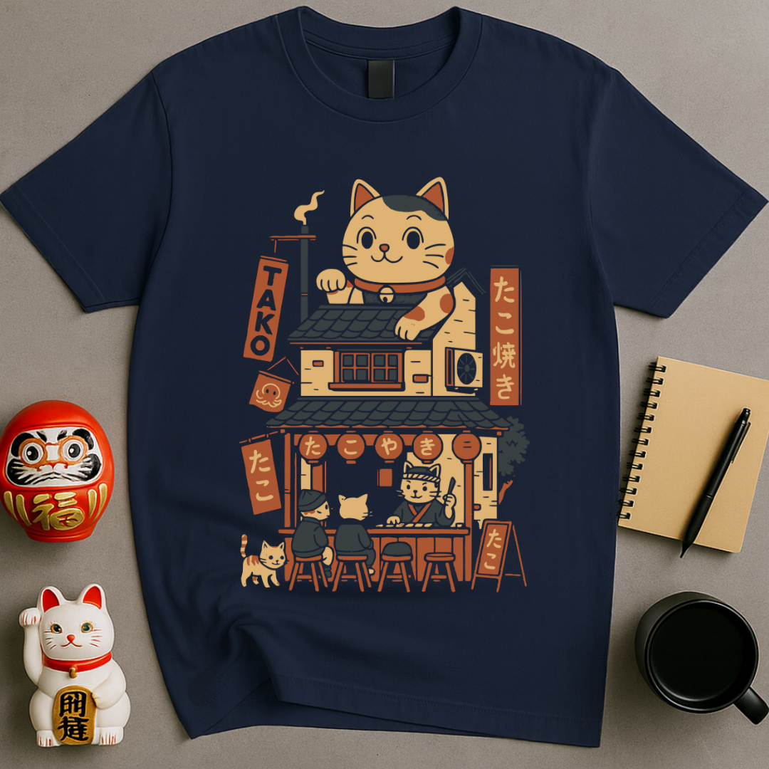 Takoyaki Cat Shop T-Shirt
