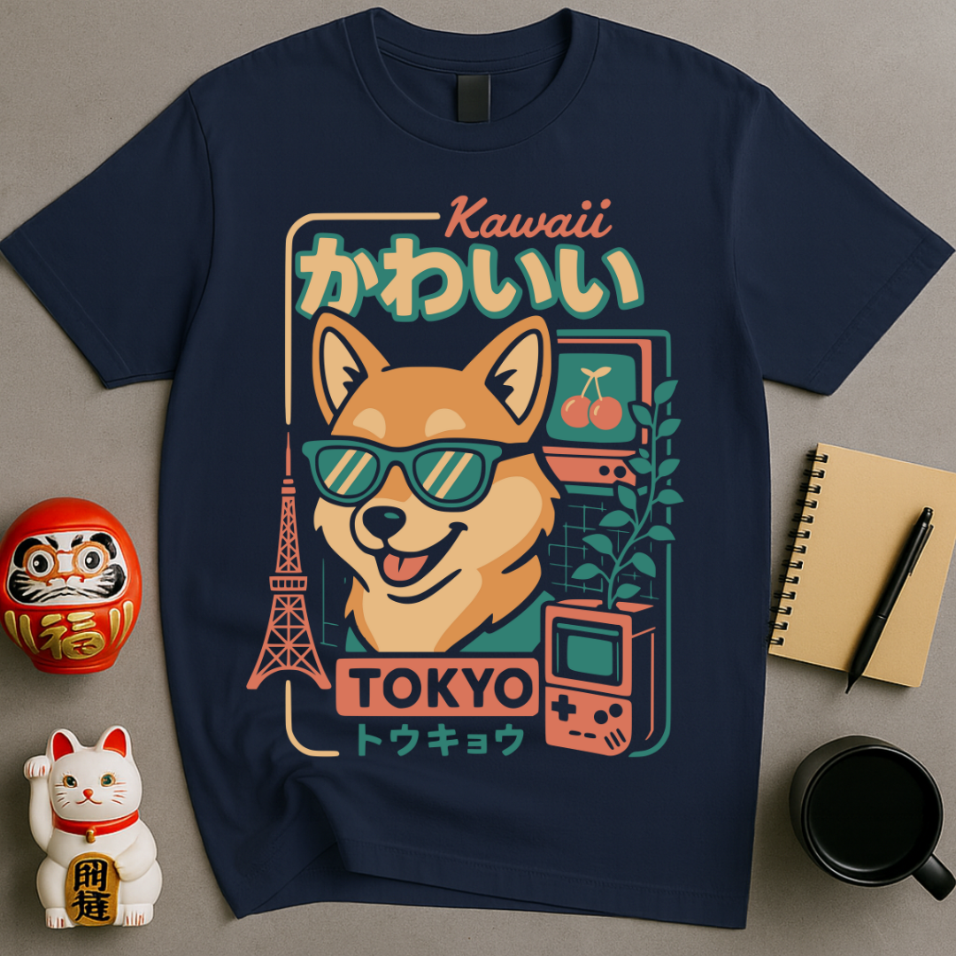 Kawaii Tokyo Shiba T-Shirt