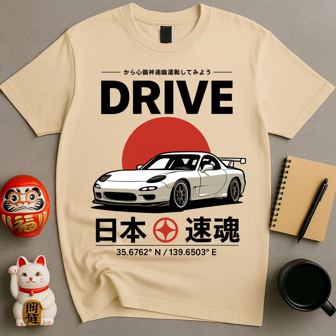 DRIVE JDM Car T-Shirt