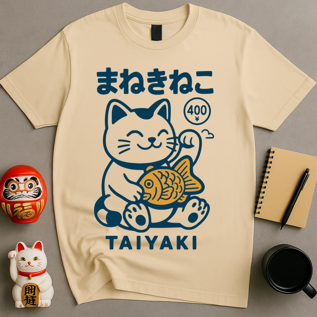 Maneki Neko Taiyaki T-Shirt
