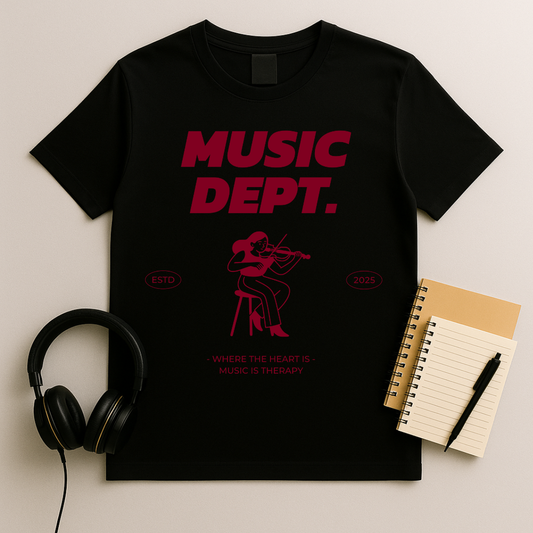 Music Dept. Violin T-Shirt