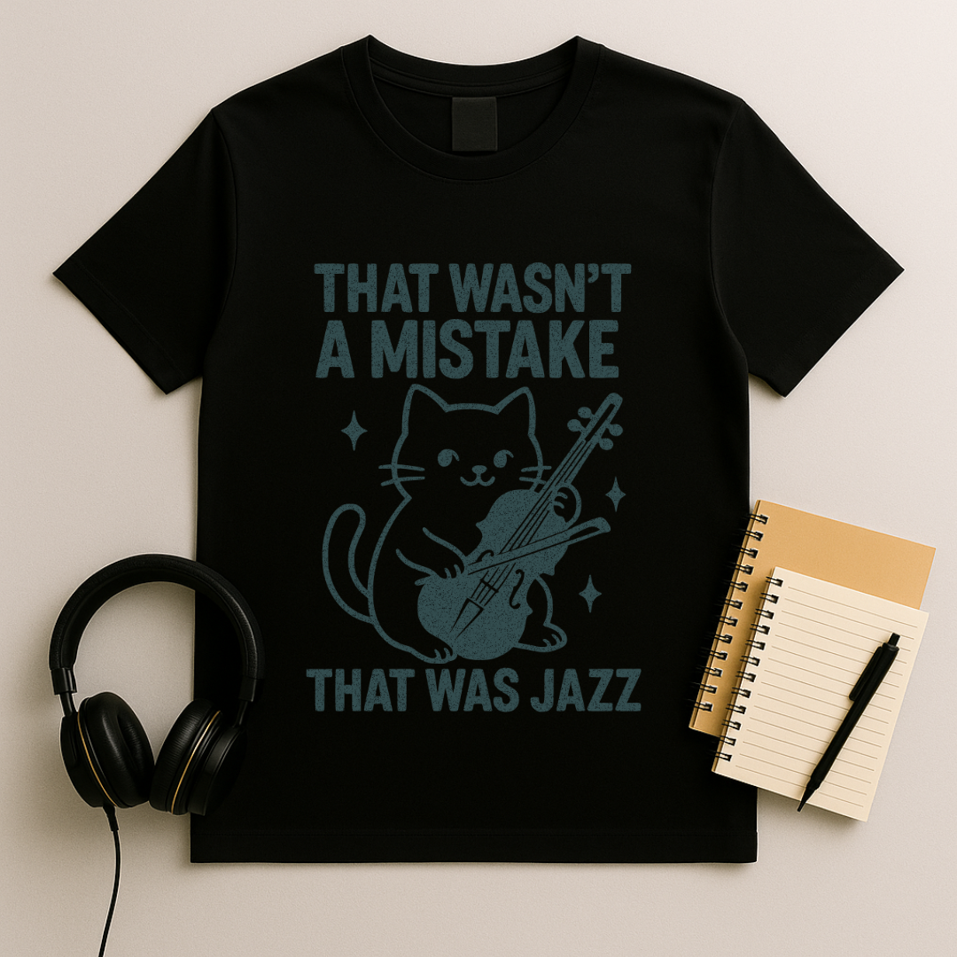 That wasn’t a mistake, that was jazz - T-Shirt