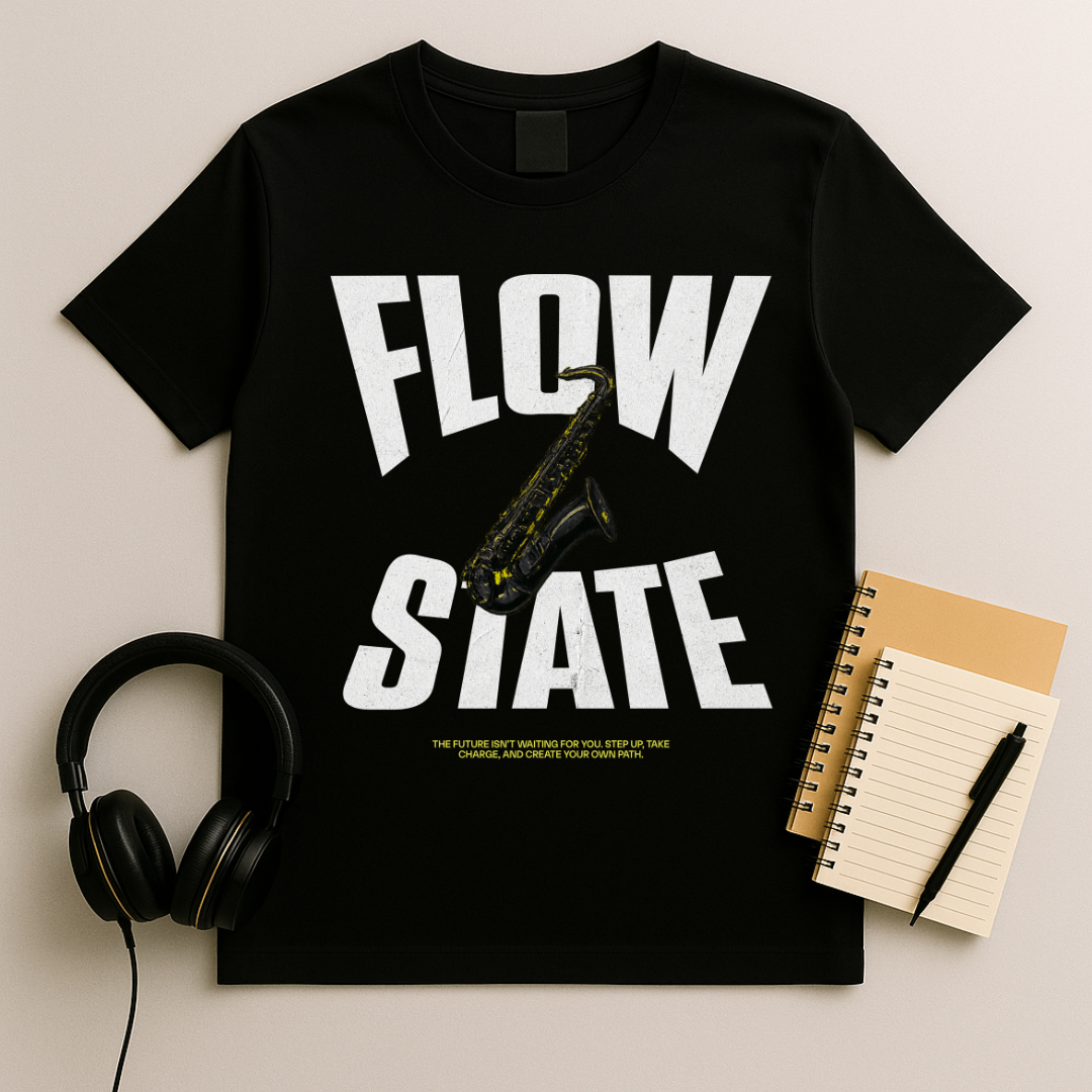 Vintage Gritty Saxophone T-Shirt