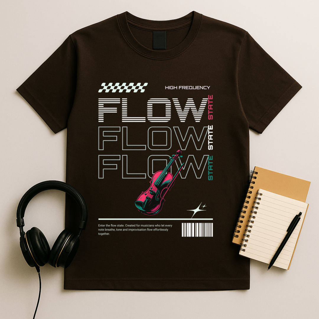 Flow State Violin T-shirt