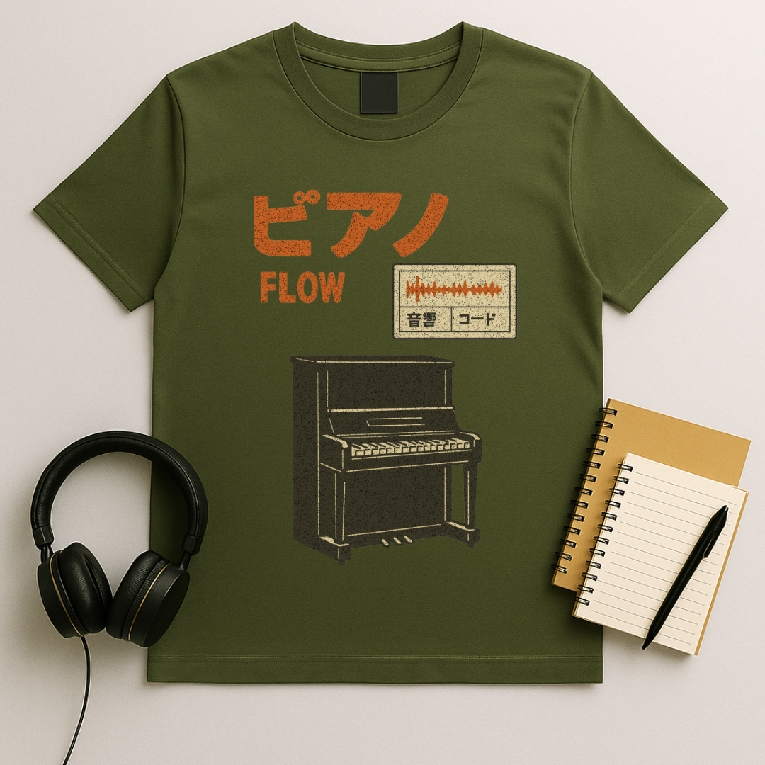 Piano Soundwave T-Shirt