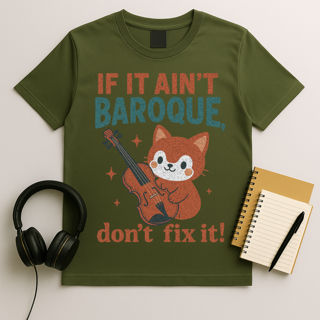 If It Ain’t Baroque, Don’t Fix It T-Shirt