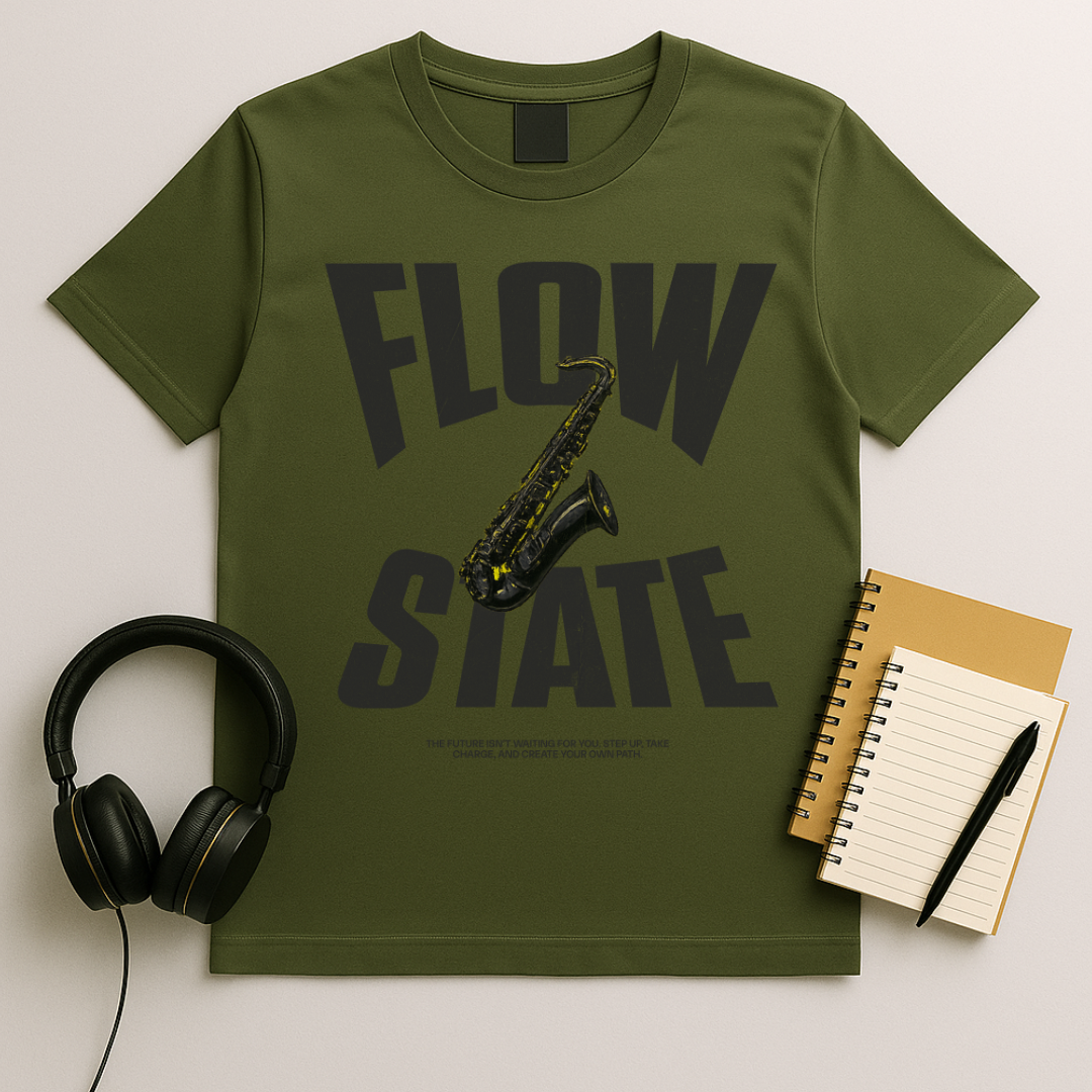 Vintage Gritty Saxophone T-Shirt