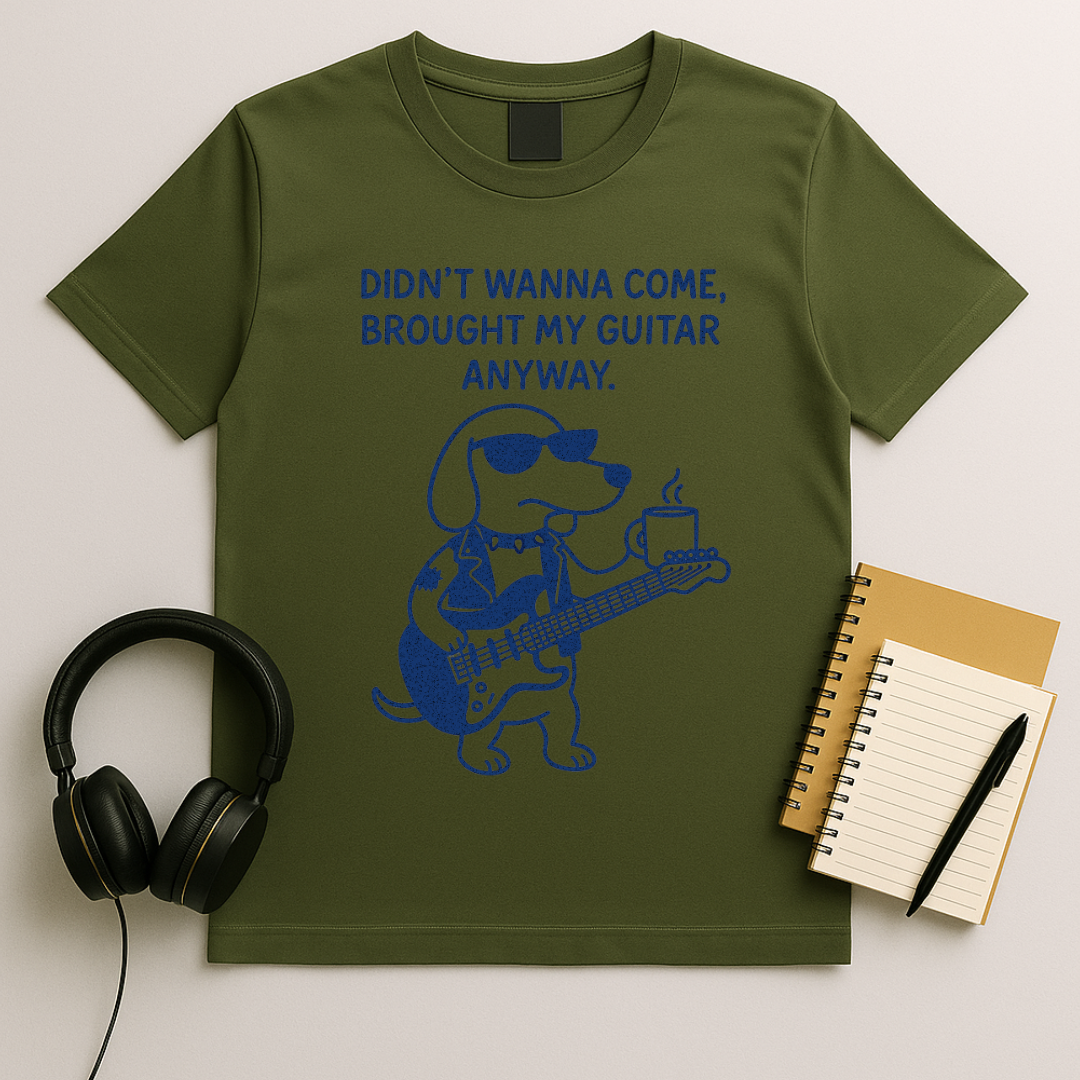 Dachshund Dog – Guitar T-Shirt
