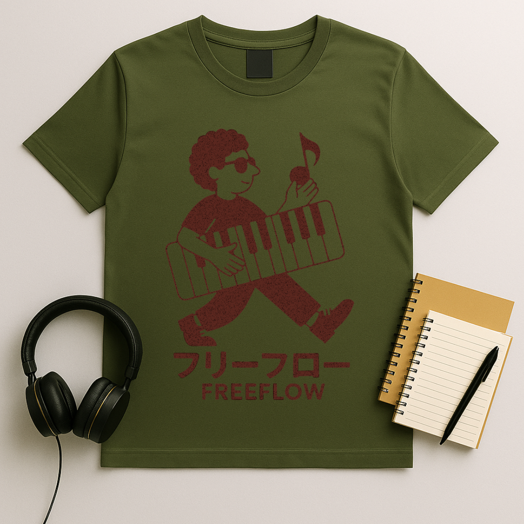 Freeflow Piano Male T-Shirt