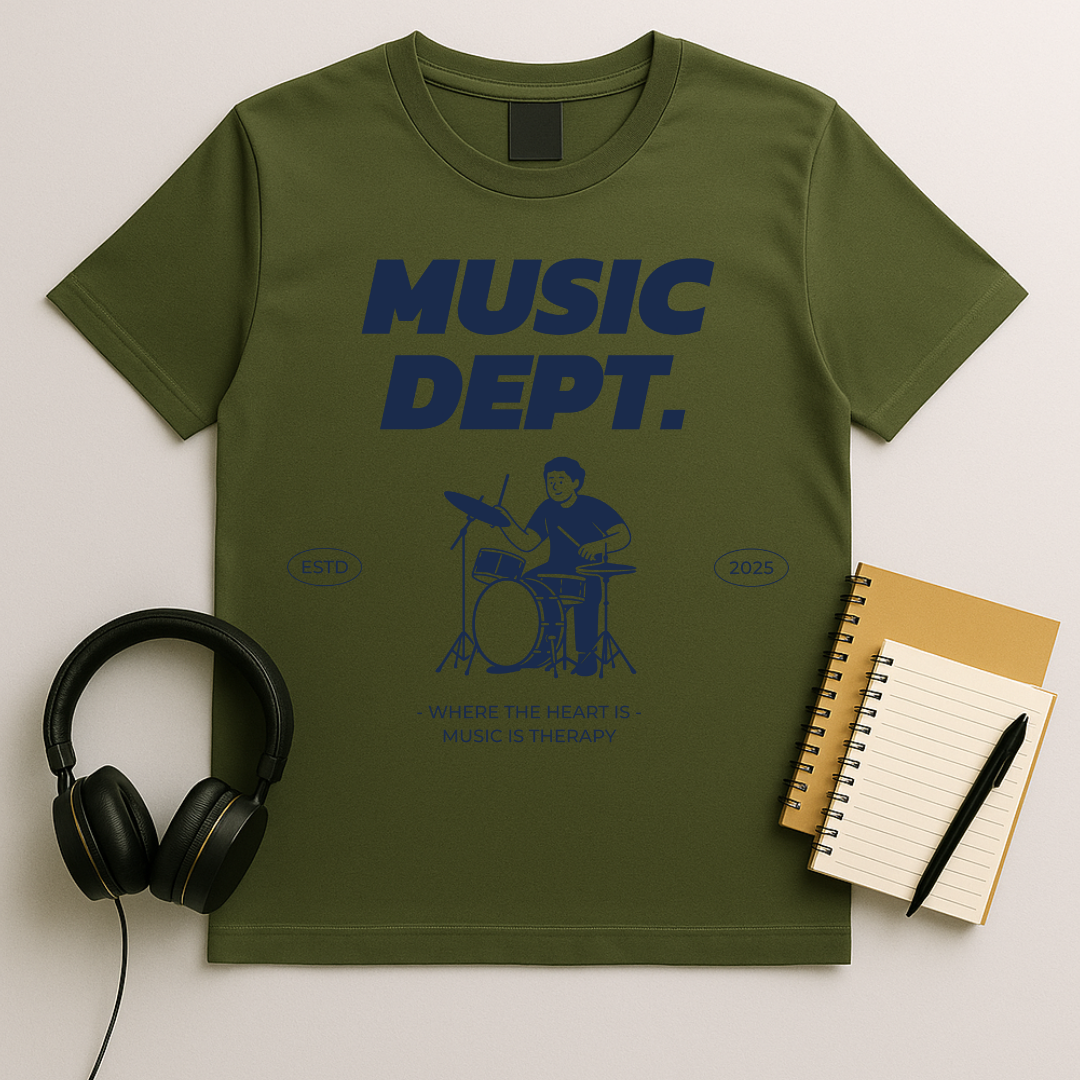 Music Dept. Drummer T-Shirt
