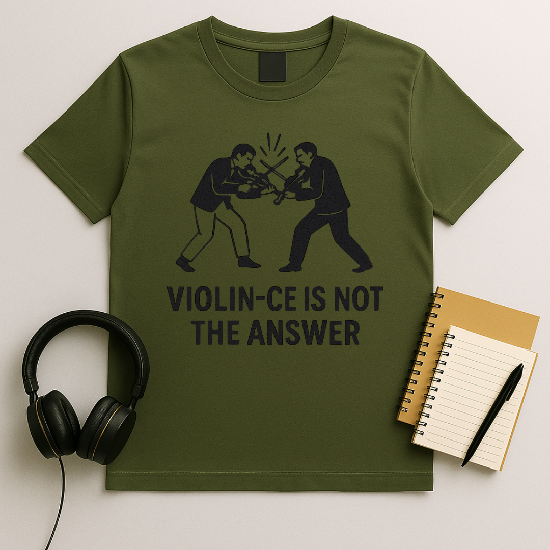 Violince Is Not the Answer T-Shirt