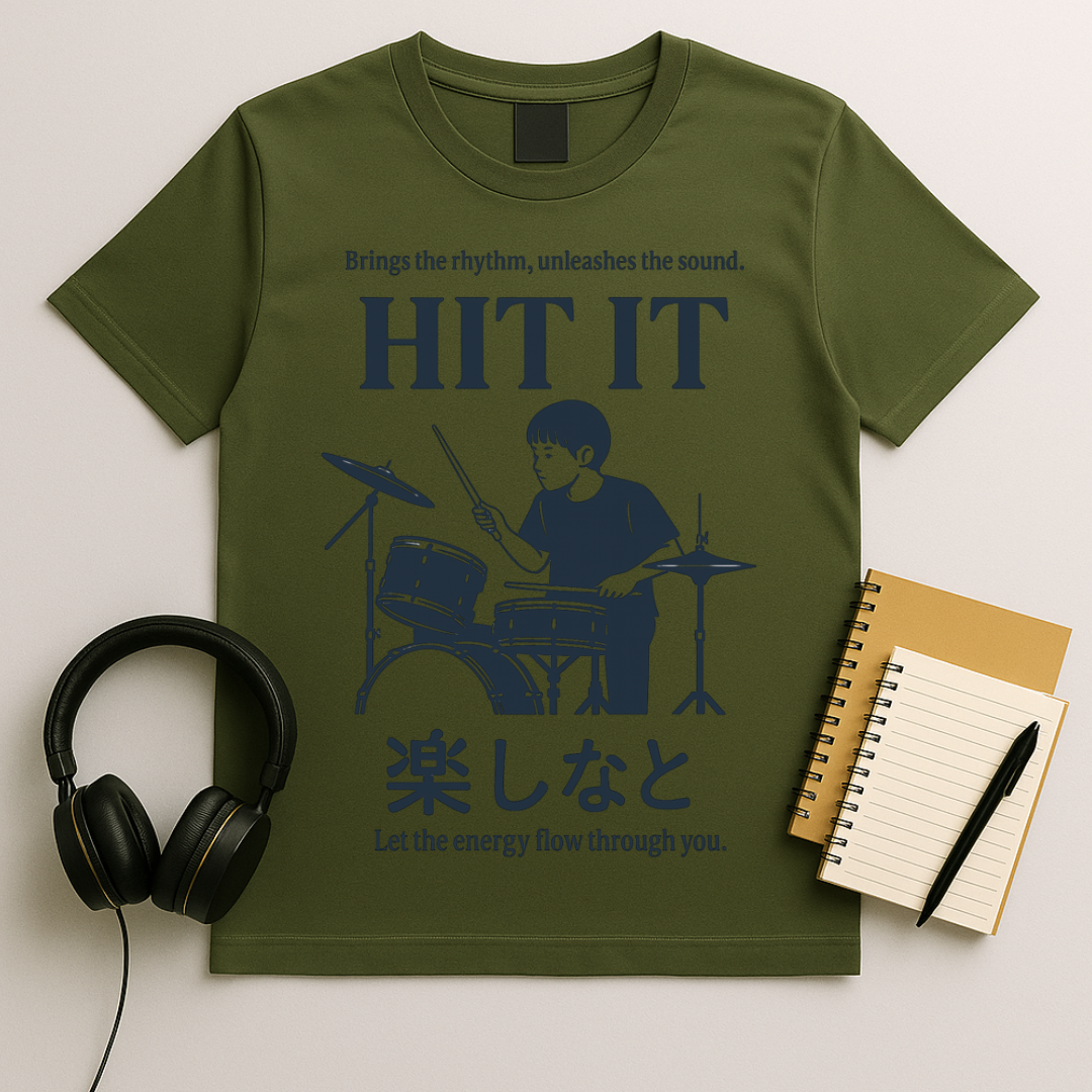 Hit It – Drums T-Shirt