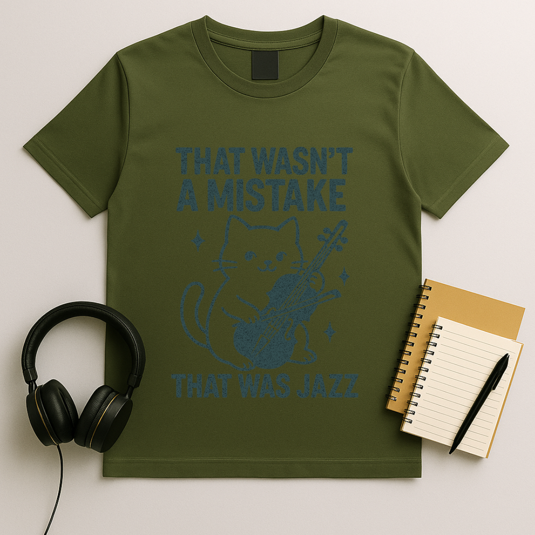 That wasn’t a mistake, that was jazz - T-Shirt
