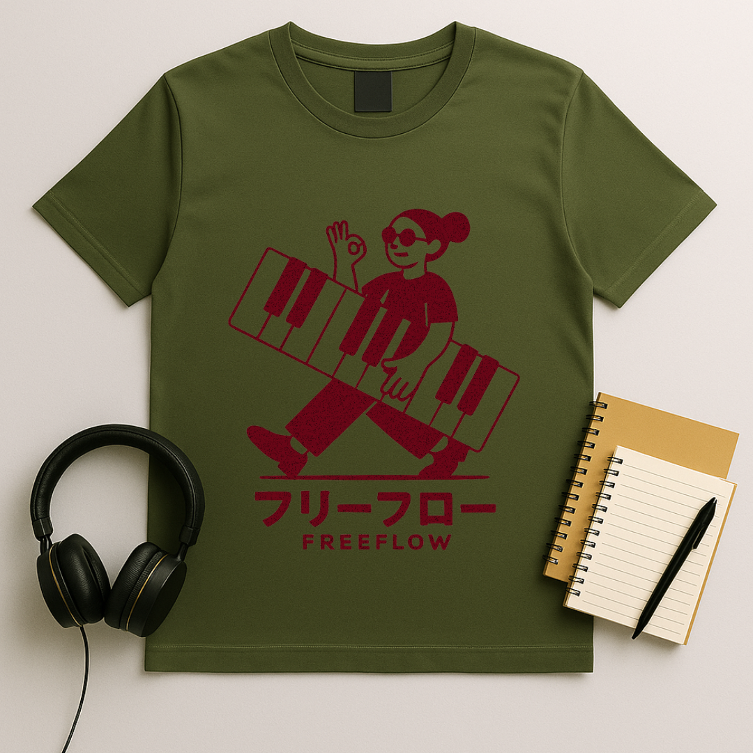 Freeflow Piano T-Shirt