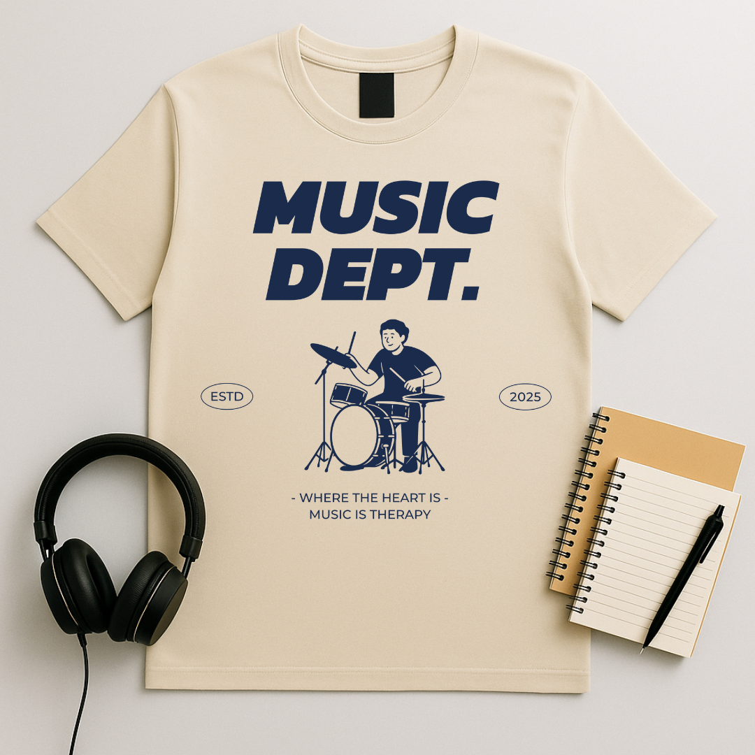 Music Dept. Drummer T-Shirt