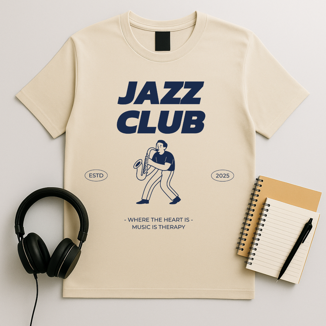 Jazz Club Sax T-Shirt