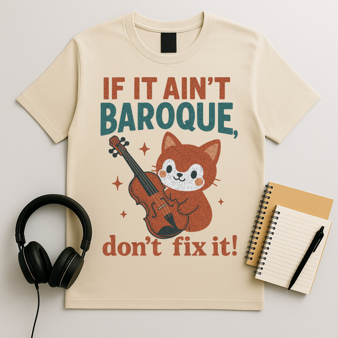 If It Ain’t Baroque, Don’t Fix It T-Shirt