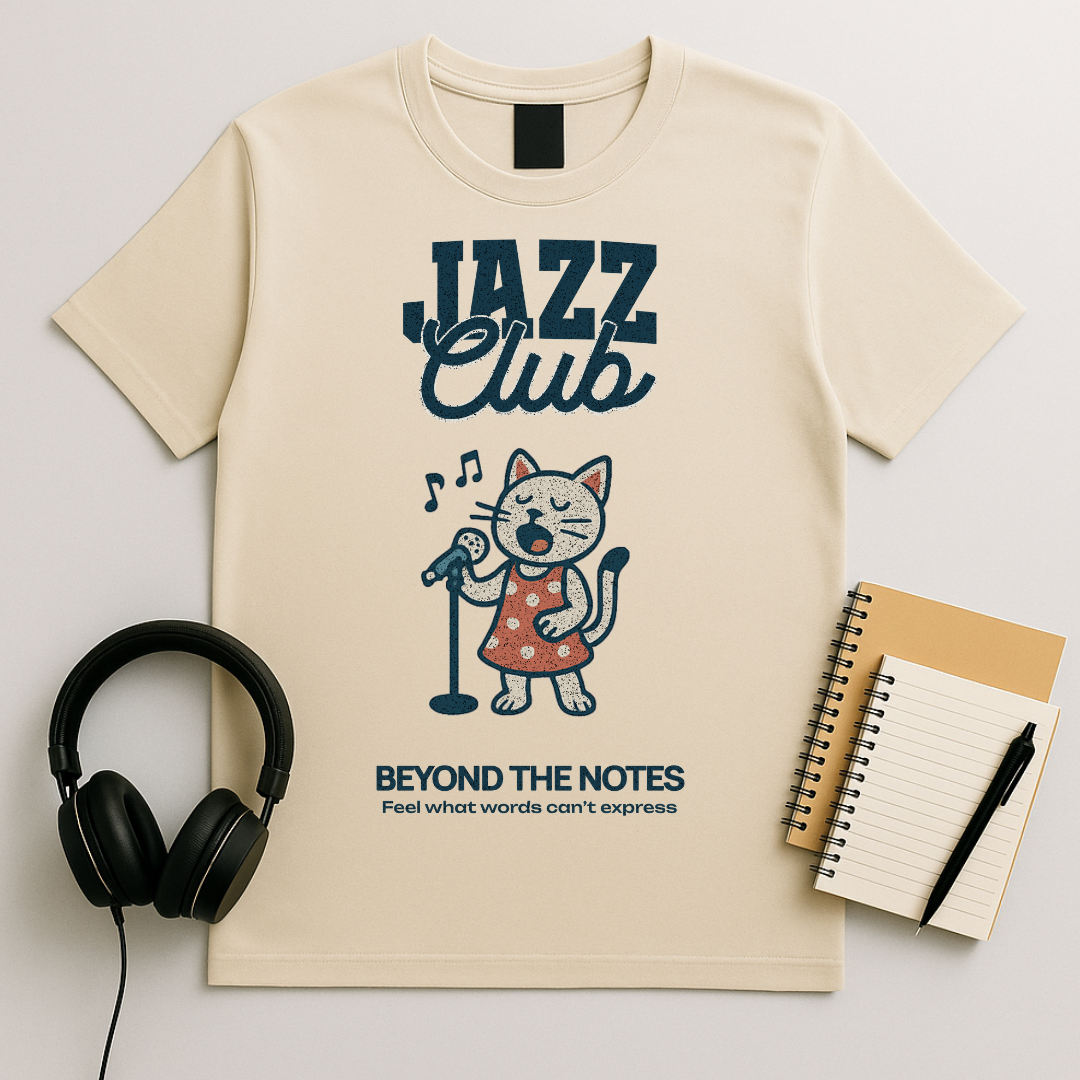 Jazz Club – Cat Vocalist T-Shirt