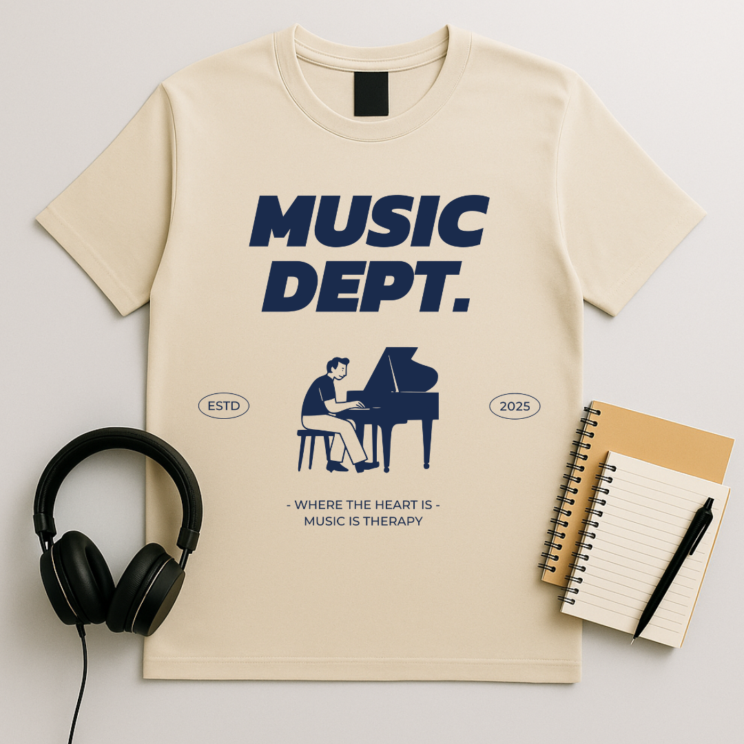 Music Dept. Piano T-Shirt