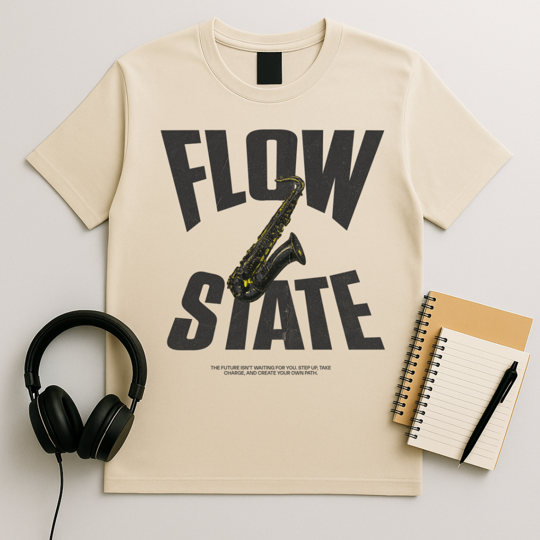 Vintage Gritty Saxophone T-Shirt