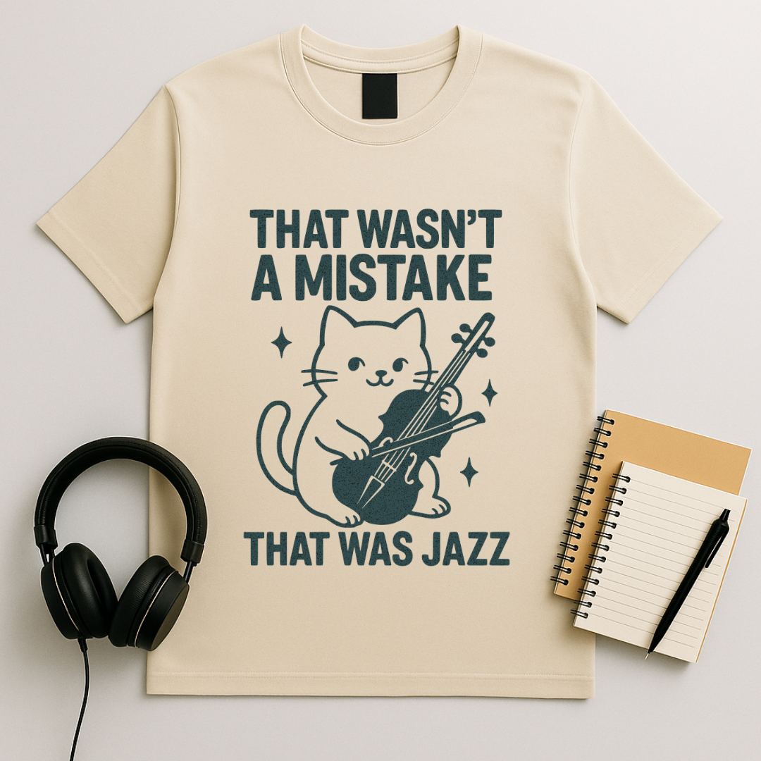That wasn’t a mistake, that was jazz - T-Shirt