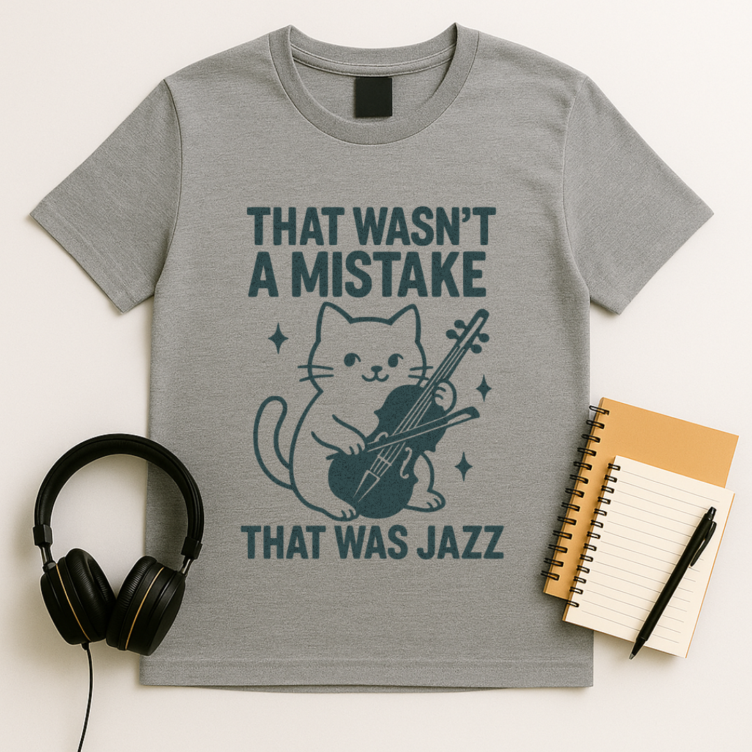 That wasn’t a mistake, that was jazz - T-Shirt