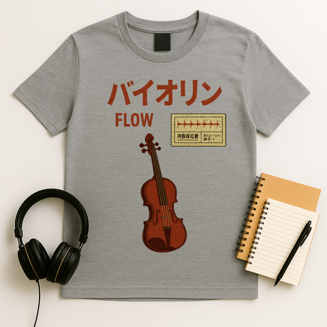 Violin Soundwave T-Shirt