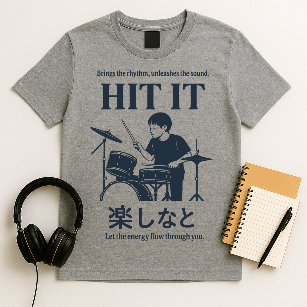 Hit It – Drums T-Shirt