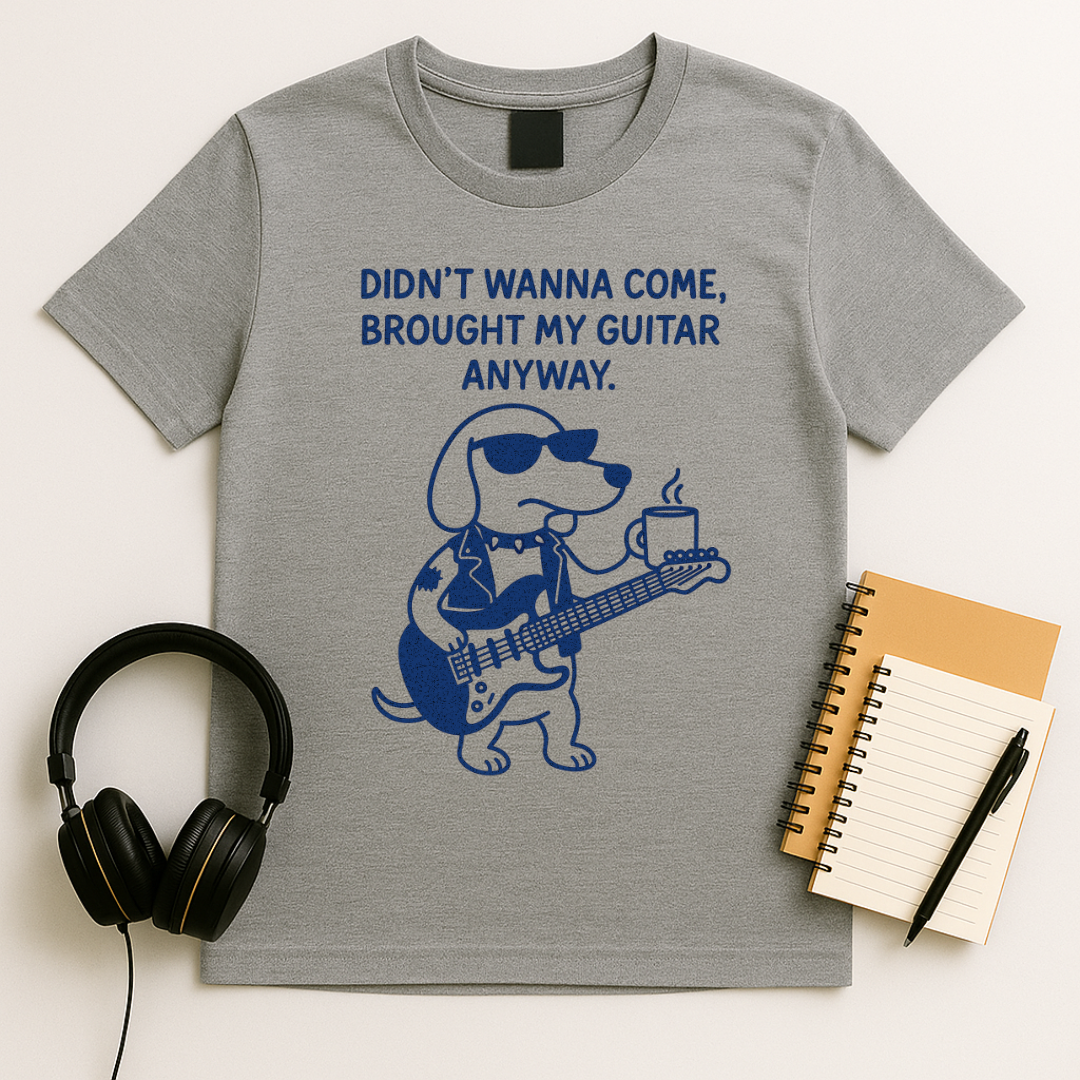 Dachshund Dog – Guitar T-Shirt
