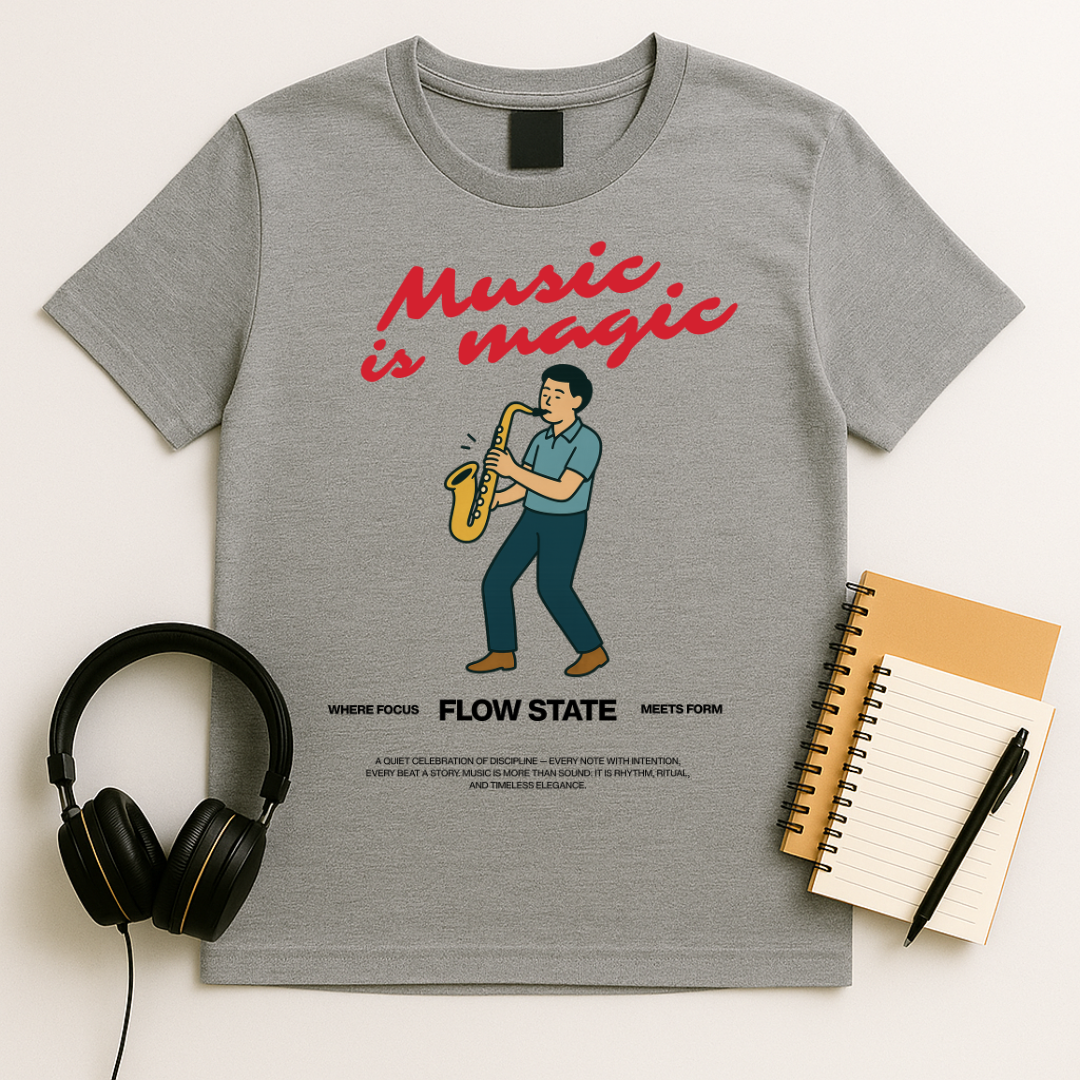 Music is Magic Saxophone T-shirt