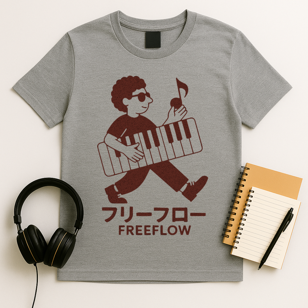 Freeflow Piano Male T-Shirt