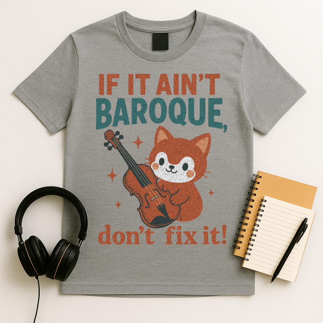 If It Ain’t Baroque, Don’t Fix It T-Shirt