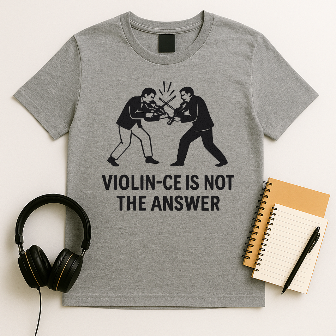 Violince Is Not the Answer T-Shirt