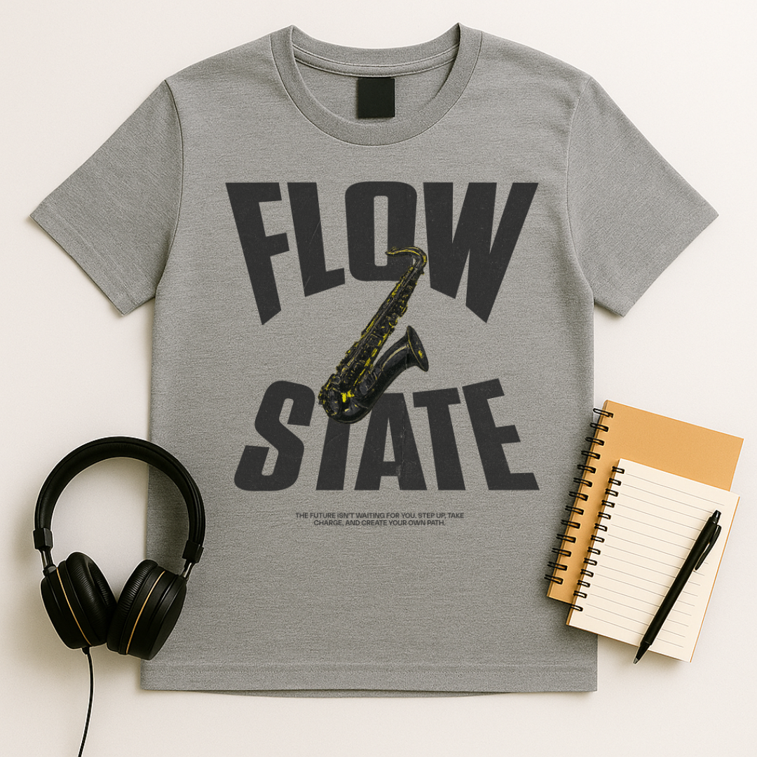 Vintage Gritty Saxophone T-Shirt