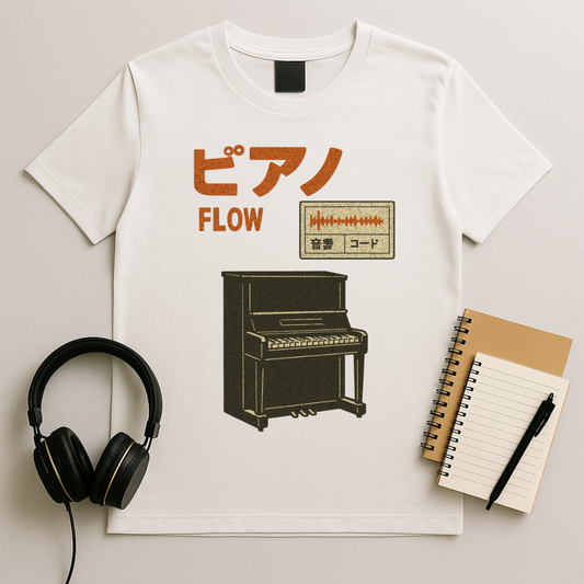 Piano Soundwave T-Shirt