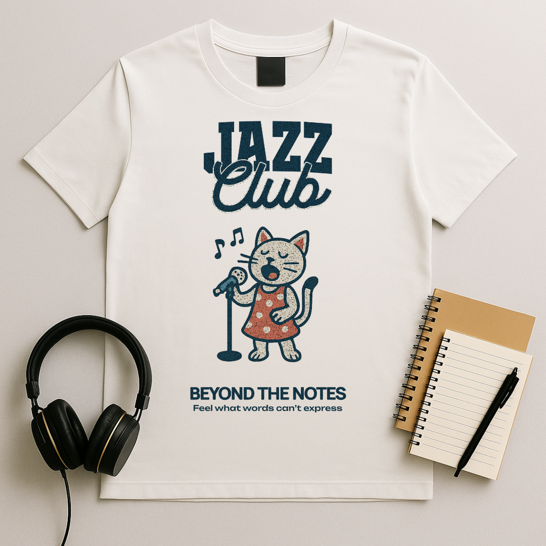 Jazz Club – Cat Vocalist T-Shirt