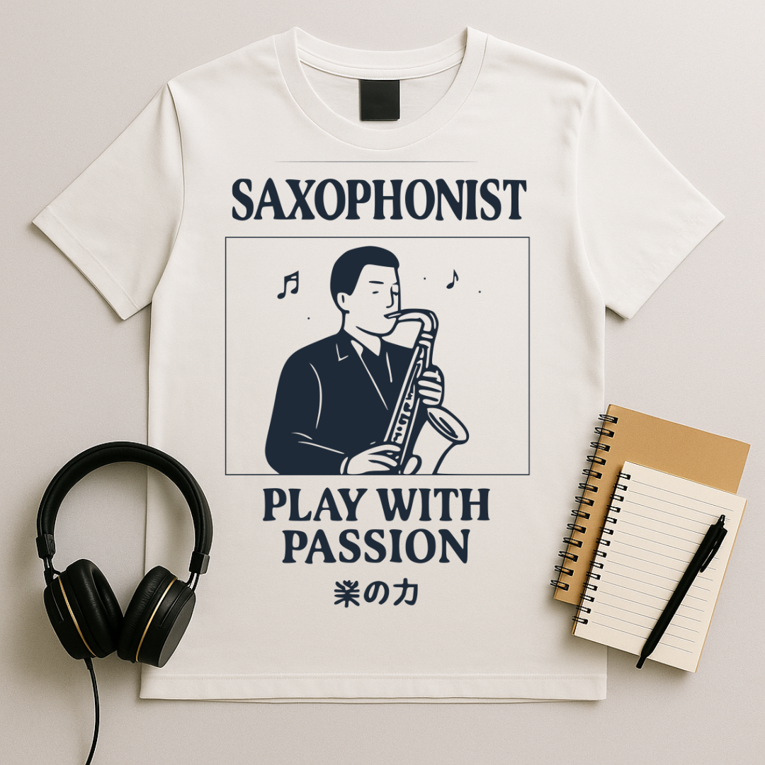 Saxophonist – Play With Passion T-Shirt