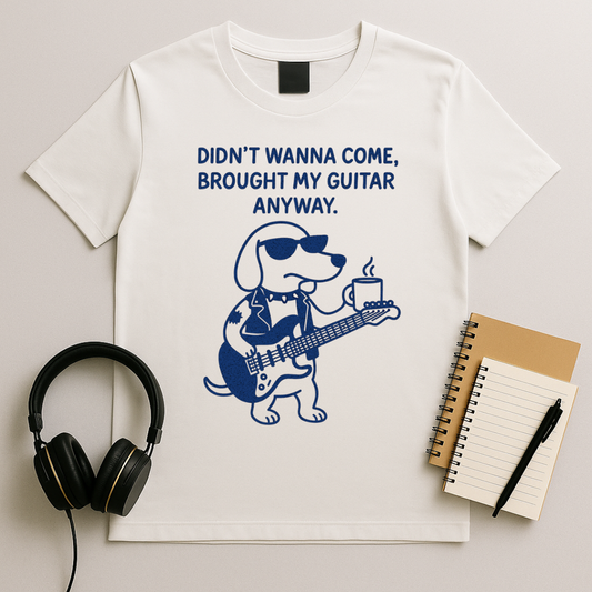 Dachshund Dog – Guitar T-Shirt