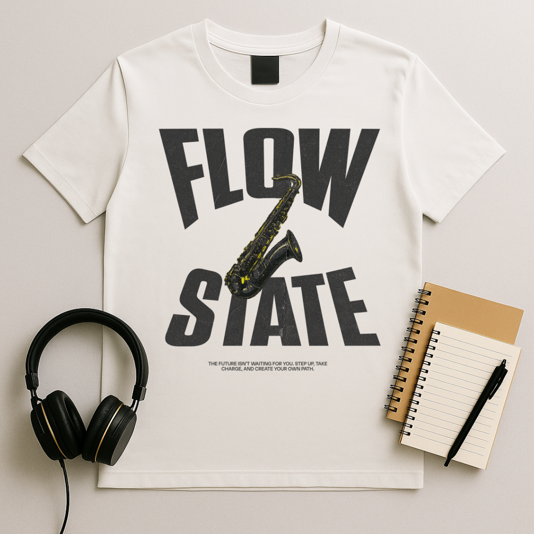 Vintage Gritty Saxophone T-Shirt